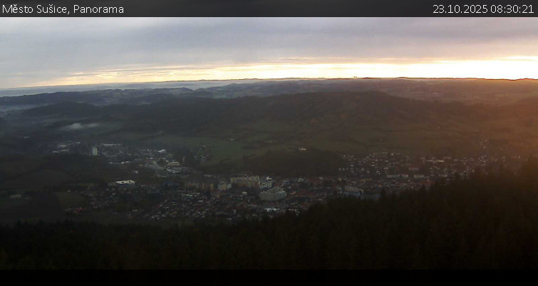 Město Sušice - Panorama - 23.10.2025 v 08:30 Město Sušice - Panorama - 23.10.2025 v 08:30