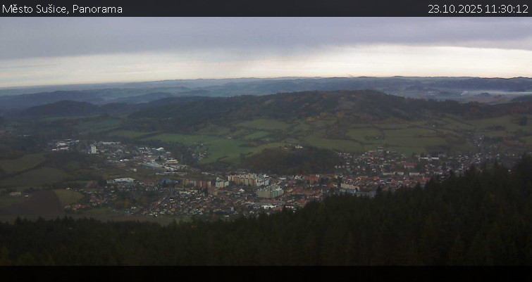 Město Sušice - Panorama - 23.10.2025 v 11:30 Město Sušice - Panorama - 23.10.2025 v 11:30