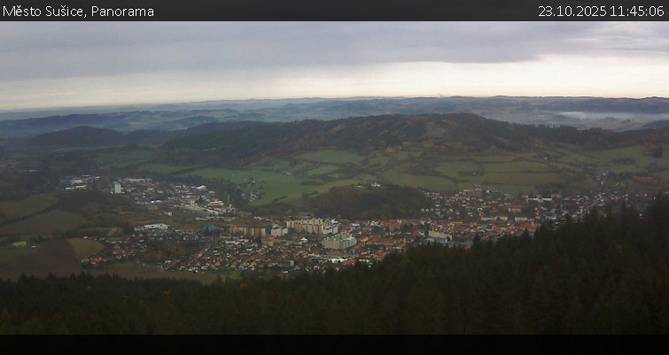 Město Sušice - Panorama - 23.10.2025 v 11:45 Město Sušice - Panorama - 23.10.2025 v 11:45