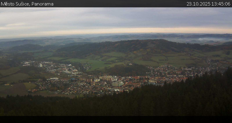Město Sušice - Panorama - 23.10.2025 v 13:45 Město Sušice - Panorama - 23.10.2025 v 13:45