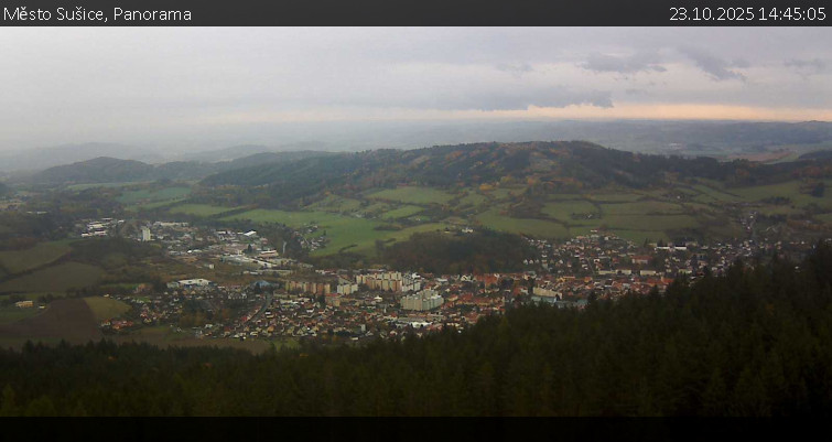 Město Sušice - Panorama - 23.10.2025 v 14:45 Město Sušice - Panorama - 23.10.2025 v 14:45