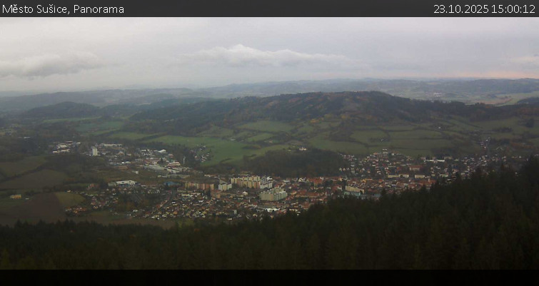 Město Sušice - Panorama - 23.10.2025 v 15:00 Město Sušice - Panorama - 23.10.2025 v 15:00