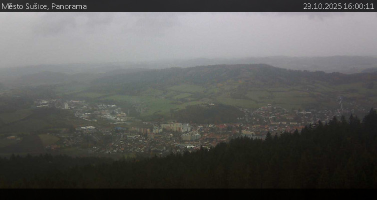 Město Sušice - Panorama - 23.10.2025 v 16:00 Město Sušice - Panorama - 23.10.2025 v 16:00