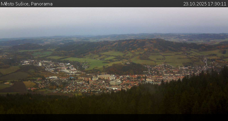 Město Sušice - Panorama - 23.10.2025 v 17:30 Město Sušice - Panorama - 23.10.2025 v 17:30