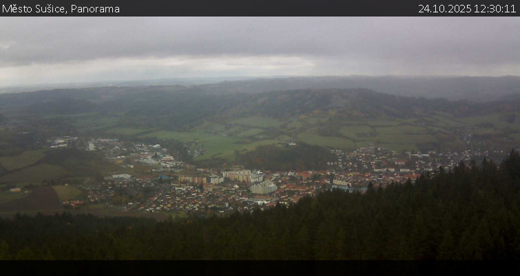 Město Sušice - Panorama - 24.10.2025 v 12:30 Město Sušice - Panorama - 24.10.2025 v 12:30