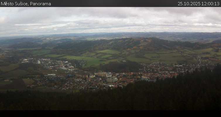 Město Sušice - Panorama - 25.10.2025 v 12:00 Město Sušice - Panorama - 25.10.2025 v 12:00