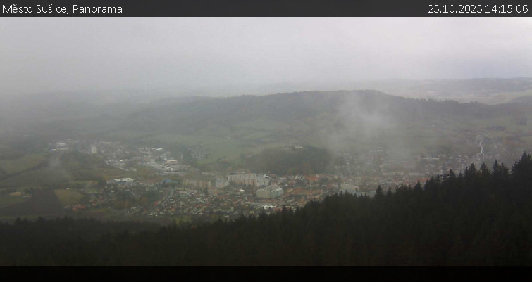 Město Sušice - Panorama - 25.10.2025 v 14:15 Město Sušice - Panorama - 25.10.2025 v 14:15