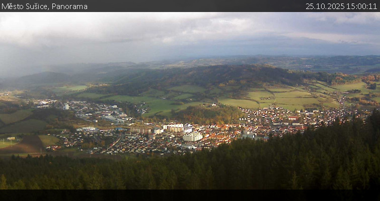 Město Sušice - Panorama - 25.10.2025 v 15:00 Město Sušice - Panorama - 25.10.2025 v 15:00