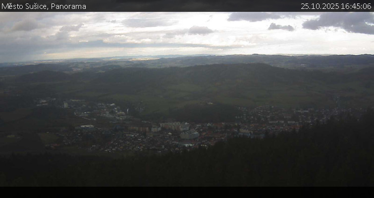 Město Sušice - Panorama - 25.10.2025 v 16:45 Město Sušice - Panorama - 25.10.2025 v 16:45