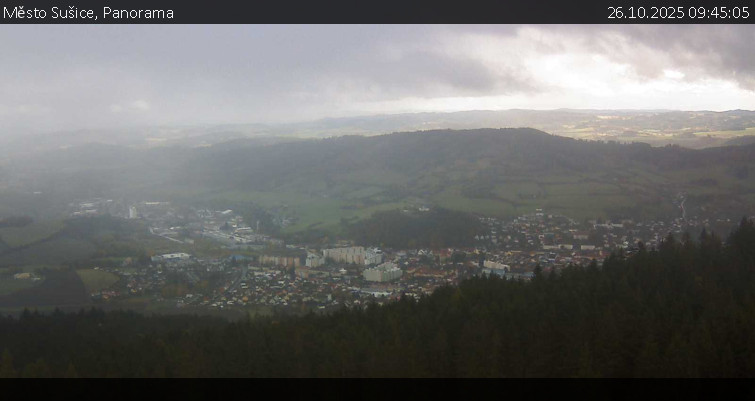 Město Sušice - Panorama - 26.10.2025 v 09:45 Město Sušice - Panorama - 26.10.2025 v 09:45