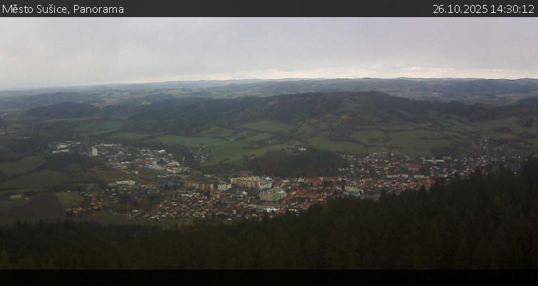 Město Sušice - Panorama - 26.10.2025 v 14:30 Město Sušice - Panorama - 26.10.2025 v 14:30