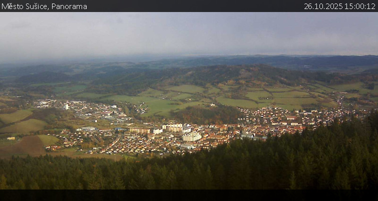 Město Sušice - Panorama - 26.10.2025 v 15:00 Město Sušice - Panorama - 26.10.2025 v 15:00