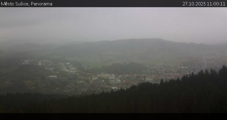 Město Sušice - Panorama - 27.10.2025 v 11:00 Město Sušice - Panorama - 27.10.2025 v 11:00