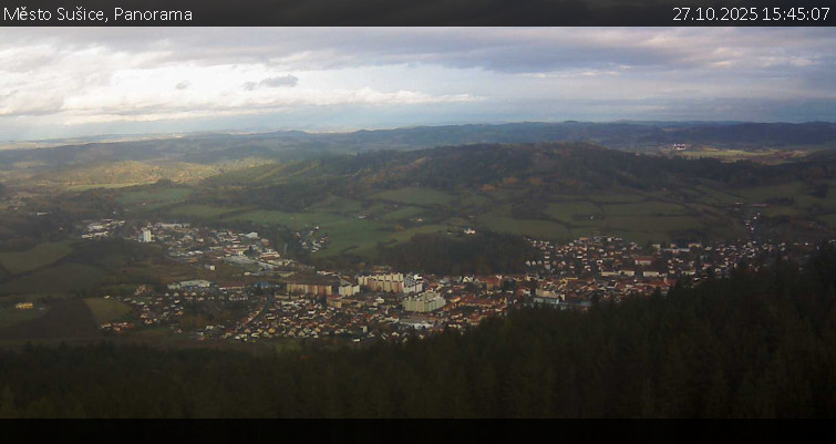 Město Sušice - Panorama - 27.10.2025 v 15:45 Město Sušice - Panorama - 27.10.2025 v 15:45