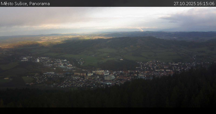 Město Sušice - Panorama - 27.10.2025 v 16:15 Město Sušice - Panorama - 27.10.2025 v 16:15