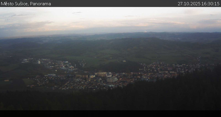 Město Sušice - Panorama - 27.10.2025 v 16:30 Město Sušice - Panorama - 27.10.2025 v 16:30