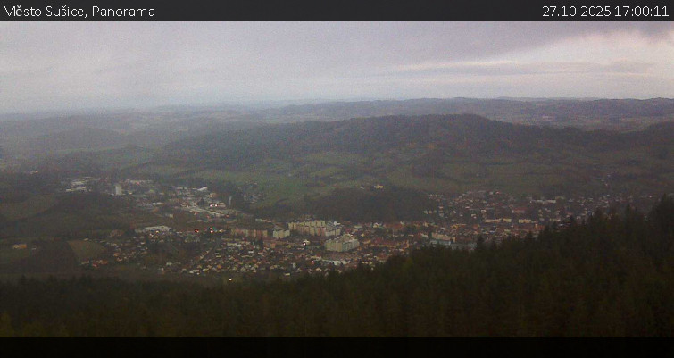 Město Sušice - Panorama - 27.10.2025 v 17:00 Město Sušice - Panorama - 27.10.2025 v 17:00