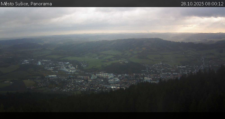 Město Sušice - Panorama - 28.10.2025 v 08:00 Město Sušice - Panorama - 28.10.2025 v 08:00