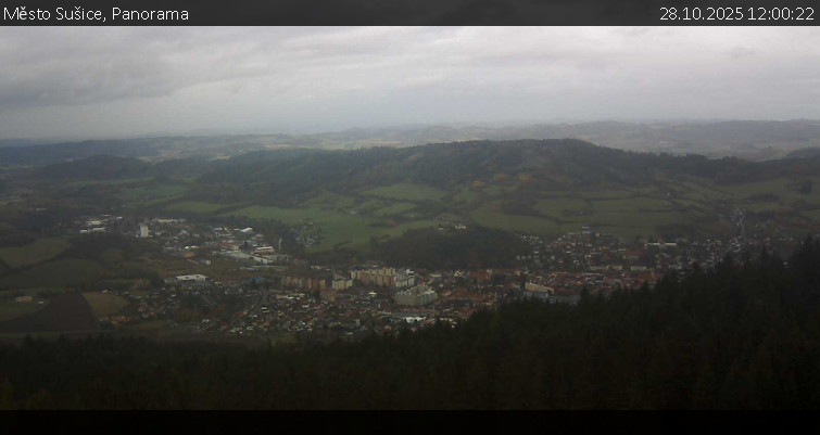 Město Sušice - Panorama - 28.10.2025 v 12:00 Město Sušice - Panorama - 28.10.2025 v 12:00