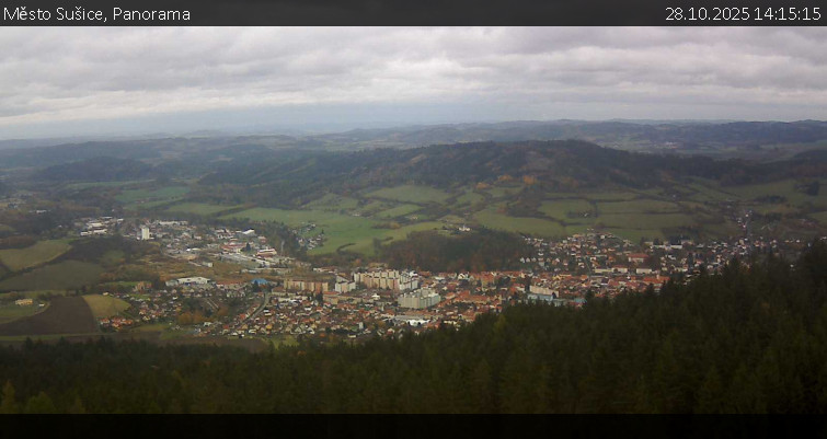 Město Sušice - Panorama - 28.10.2025 v 14:15 Město Sušice - Panorama - 28.10.2025 v 14:15
