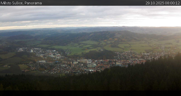 Město Sušice - Panorama - 29.10.2025 v 08:00 Město Sušice - Panorama - 29.10.2025 v 08:00
