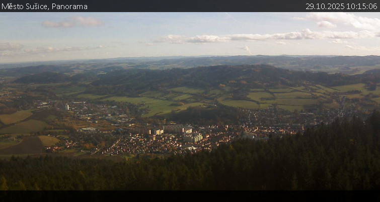 Město Sušice - Panorama - 29.10.2025 v 10:15 Město Sušice - Panorama - 29.10.2025 v 10:15