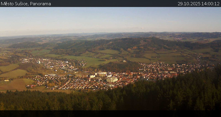 Město Sušice - Panorama - 29.10.2025 v 14:00 Město Sušice - Panorama - 29.10.2025 v 14:00