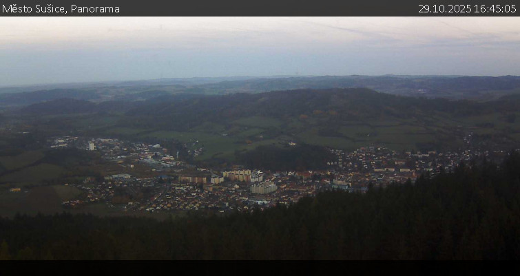 Město Sušice - Panorama - 29.10.2025 v 16:45 Město Sušice - Panorama - 29.10.2025 v 16:45