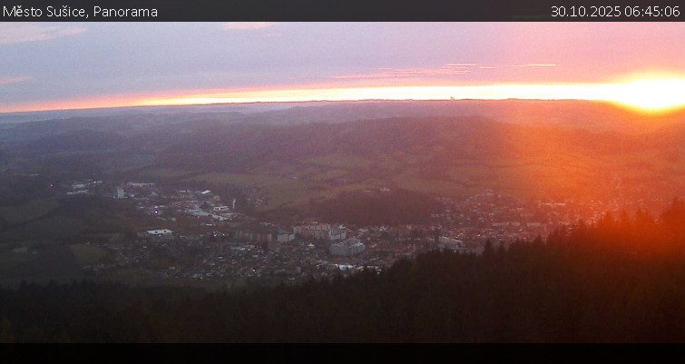 Město Sušice - Panorama - 30.10.2025 v 06:45 Město Sušice - Panorama - 30.10.2025 v 06:45