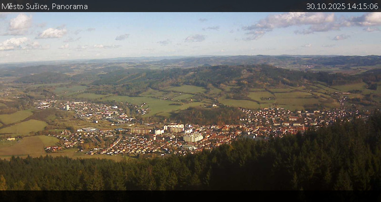 Město Sušice - Panorama - 30.10.2025 v 14:15 Město Sušice - Panorama - 30.10.2025 v 14:15