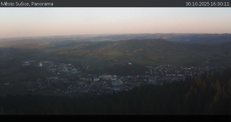 Město Sušice - Panorama - 30.10.2025 v 16:30 Město Sušice - Panorama - 30.10.2025 v 16:30
