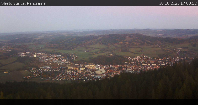 Město Sušice - Panorama - 30.10.2025 v 17:00 Město Sušice - Panorama - 30.10.2025 v 17:00