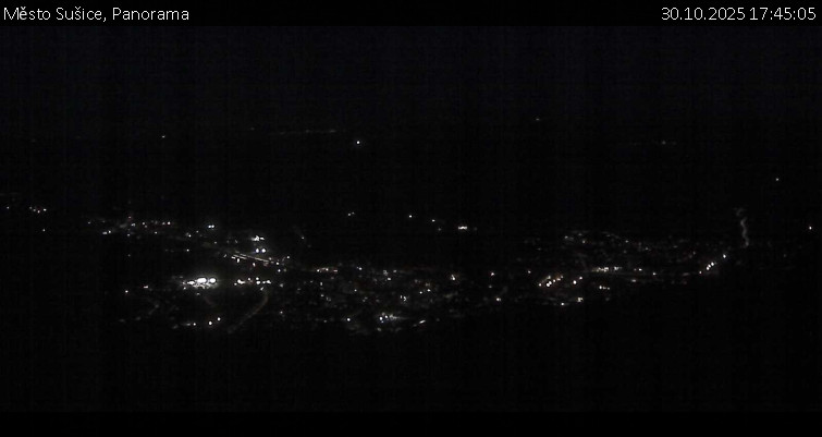 Město Sušice - Panorama - 30.10.2025 v 17:45 Město Sušice - Panorama - 30.10.2025 v 17:45