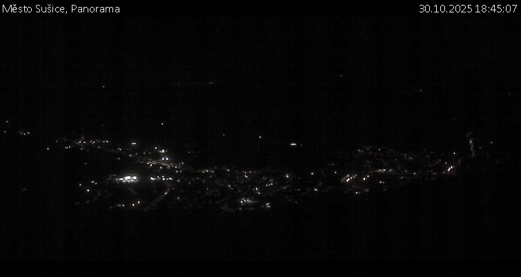 Město Sušice - Panorama - 30.10.2025 v 18:45 Město Sušice - Panorama - 30.10.2025 v 18:45