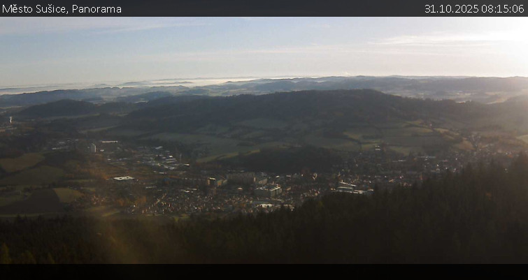 Město Sušice - Panorama - 31.10.2025 v 08:15 Město Sušice - Panorama - 31.10.2025 v 08:15