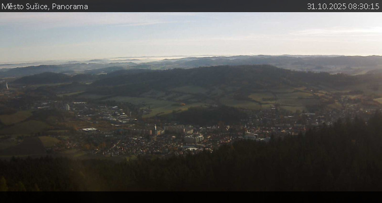 Město Sušice - Panorama - 31.10.2025 v 08:30 Město Sušice - Panorama - 31.10.2025 v 08:30