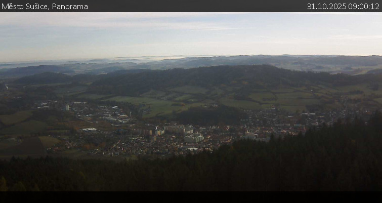Město Sušice - Panorama - 31.10.2025 v 09:00 Město Sušice - Panorama - 31.10.2025 v 09:00