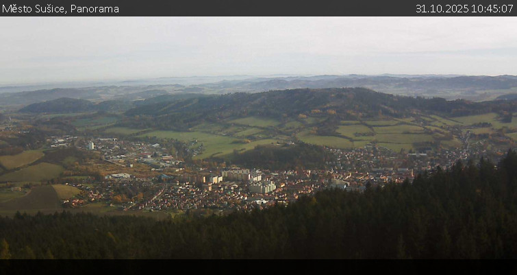 Město Sušice - Panorama - 31.10.2025 v 10:45 Město Sušice - Panorama - 31.10.2025 v 10:45