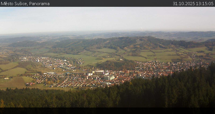 Město Sušice - Panorama - 31.10.2025 v 13:15 Město Sušice - Panorama - 31.10.2025 v 13:15