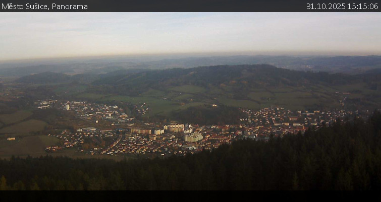 Město Sušice - Panorama - 31.10.2025 v 15:15 Město Sušice - Panorama - 31.10.2025 v 15:15