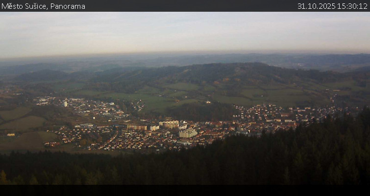 Město Sušice - Panorama - 31.10.2025 v 15:30 Město Sušice - Panorama - 31.10.2025 v 15:30
