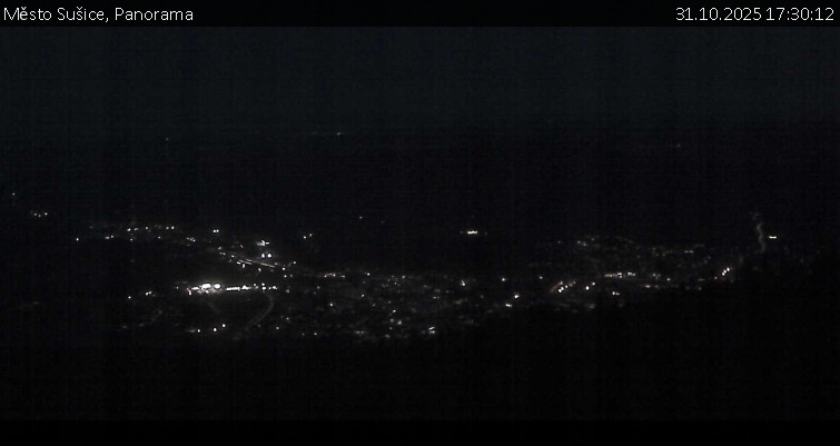 Město Sušice - Panorama - 31.10.2025 v 17:30 Město Sušice - Panorama - 31.10.2025 v 17:30