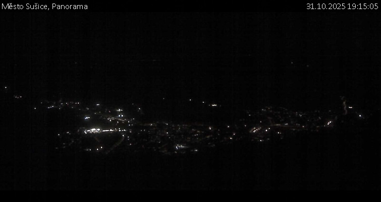 Město Sušice - Panorama - 31.10.2025 v 19:15 Město Sušice - Panorama - 31.10.2025 v 19:15