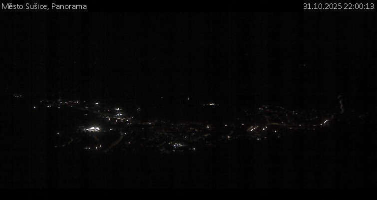 Město Sušice - Panorama - 31.10.2025 v 22:00 Město Sušice - Panorama - 31.10.2025 v 22:00