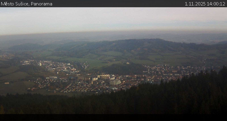 Město Sušice - Panorama - 1.11.2025 v 14:00 Město Sušice - Panorama - 1.11.2025 v 14:00