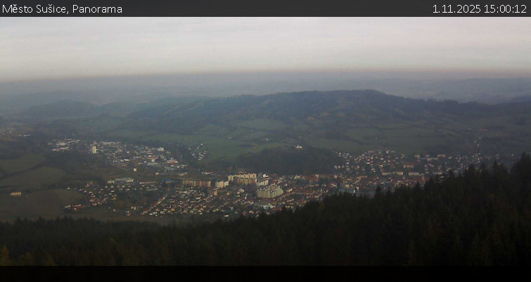 Město Sušice - Panorama - 1.11.2025 v 15:00 Město Sušice - Panorama - 1.11.2025 v 15:00