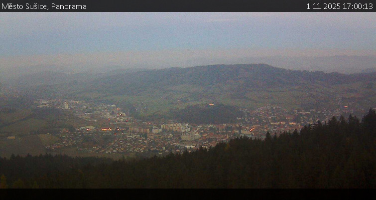Město Sušice - Panorama - 1.11.2025 v 17:00 Město Sušice - Panorama - 1.11.2025 v 17:00