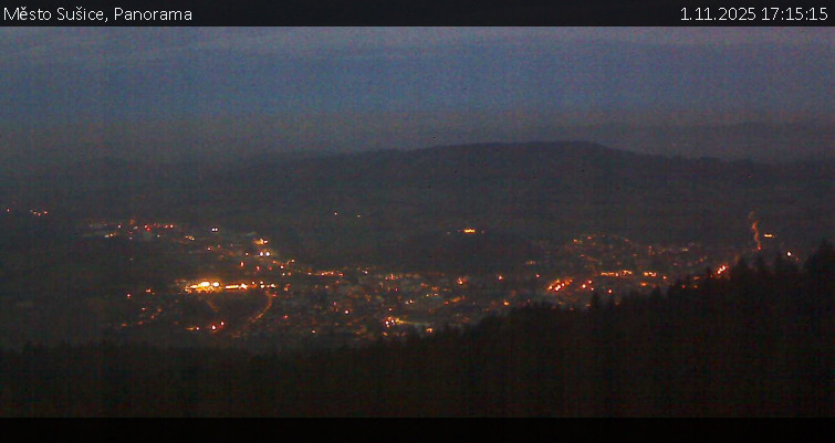 Město Sušice - Panorama - 1.11.2025 v 17:15 Město Sušice - Panorama - 1.11.2025 v 17:15