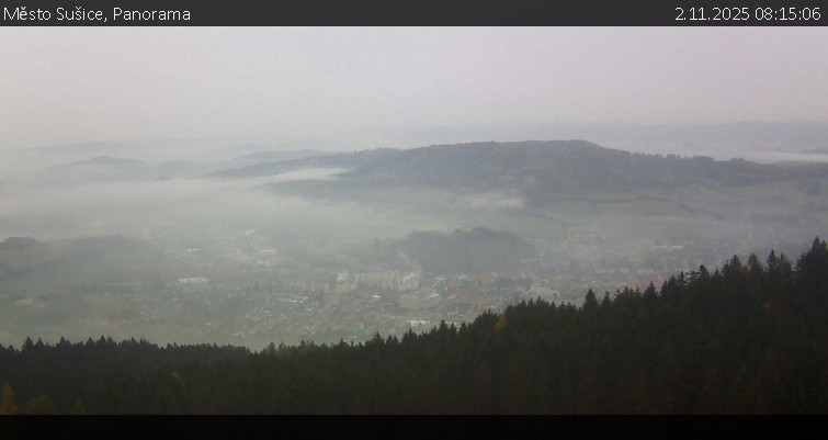 Město Sušice - Panorama - 2.11.2025 v 08:15 Město Sušice - Panorama - 2.11.2025 v 08:15