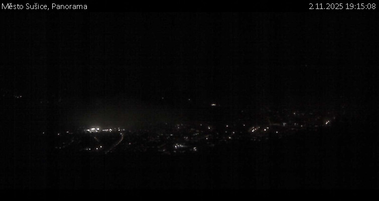Město Sušice - Panorama - 2.11.2025 v 19:15 Město Sušice - Panorama - 2.11.2025 v 19:15